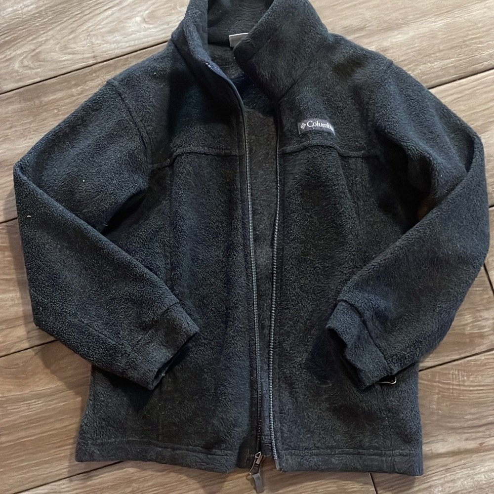 Columbia Kids Charcoal Fleece Jacket